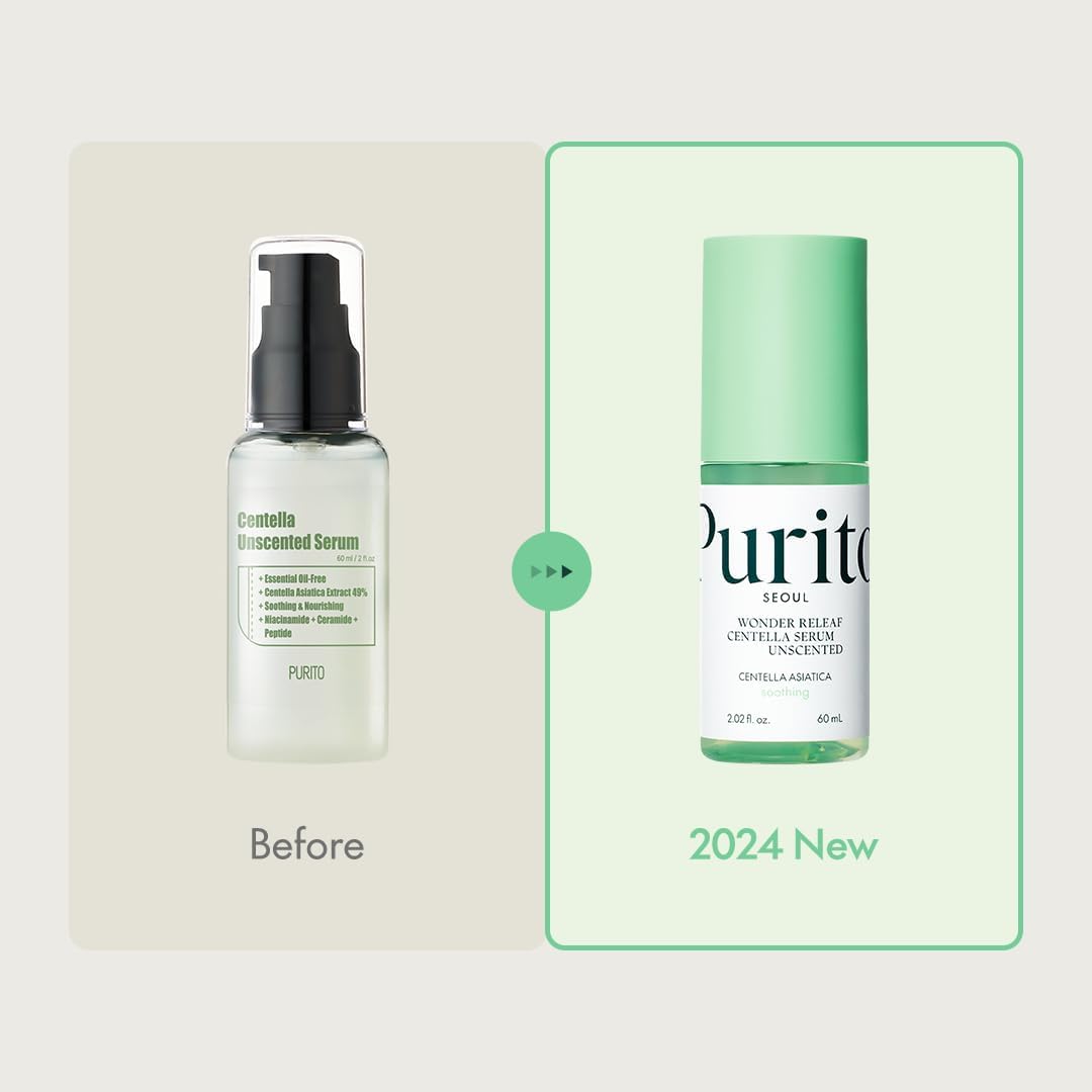 Purito SEOUL - Wonder Releaf Centella Serum Unscented, 60ml, 2.02 fl.oz - Haru Beauty